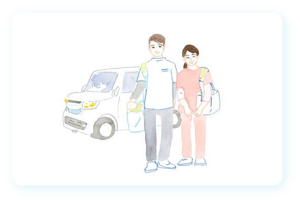 訪問歯科診療に力を入れています。